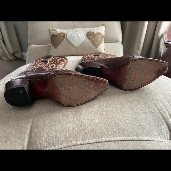 Tony Lama snip toe boot. Size 5B - Picture 8 of 10